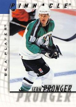 #132 Sean Pronger - Anaheim Mighty Ducks - 1997-98 Pinnacle Be a Player Hockey
