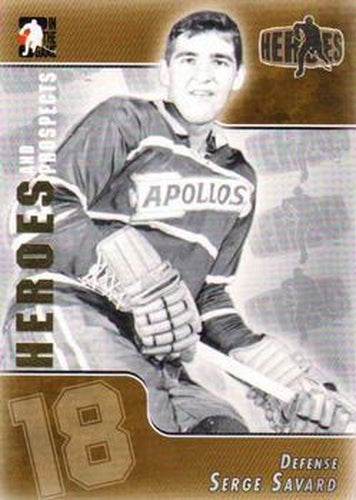 #132 Serge Savard - Houston Apollos - 2004-05 In The Game Heroes and Prospects Hockey