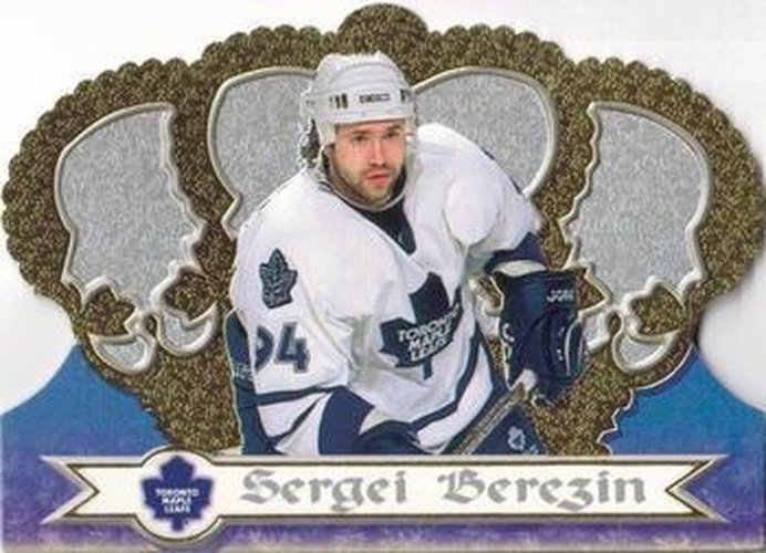 #132 Sergei Berezin - Toronto Maple Leafs - 1999-00 Pacific Crown Royale Hockey