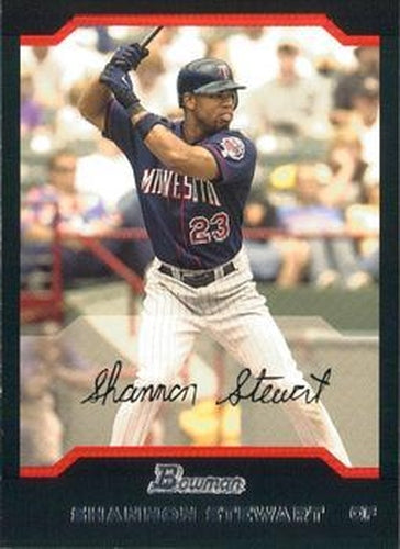 #132 Shannon Stewart - Minnesota Twins - 2004 Bowman Baseball