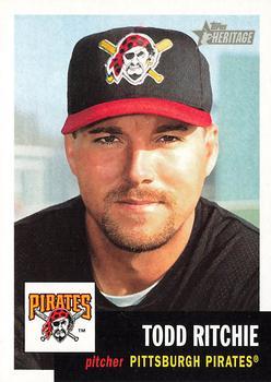 #132 Todd Ritchie - Pittsburgh Pirates - 2002 Topps Heritage Baseball