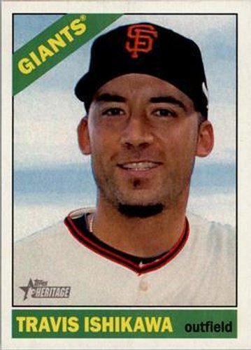 #132 Travis Ishikawa - San Francisco Giants - 2015 Topps Heritage Baseball