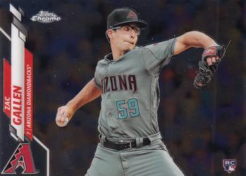 #132 Zac Gallen - Arizona Diamondbacks - 2020 Topps Chrome Baseball
