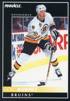 #132 Gord Murphy - Boston Bruins - 1992-93 Pinnacle Canadian Hockey