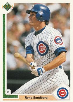 #132 Ryne Sandberg - Chicago Cubs - 1991 Upper Deck Baseball