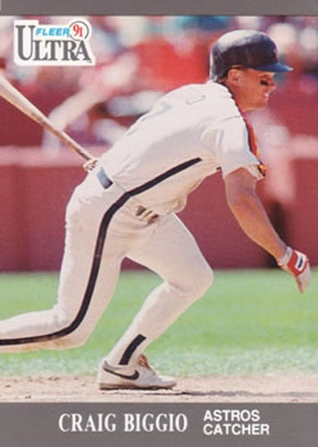 #132 Craig Biggio - Houston Astros - 1991 Ultra Baseball