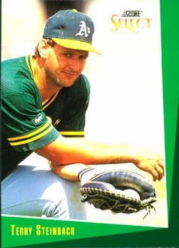#132 Terry Steinbach - Oakland Athletics - 1993 Select Baseball