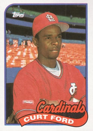#132 Curt Ford - St. Louis Cardinals - 1989 Topps Baseball