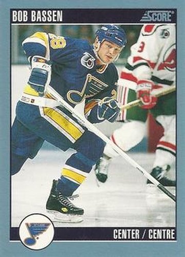 #132 Bob Bassen - St. Louis Blues - 1992-93 Score Canadian Hockey