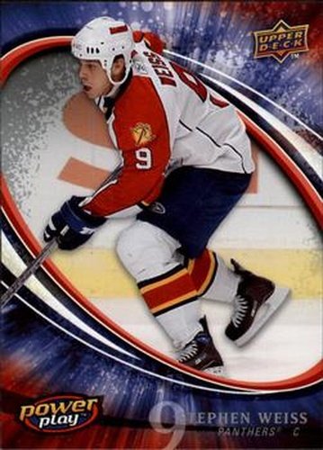 #132 Stephen Weiss - Florida Panthers - 2008-09 Upper Deck Power Play Box Set Hockey