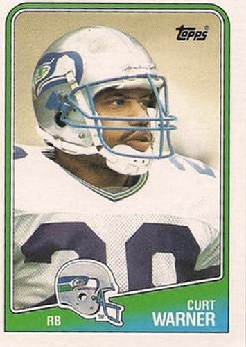 #132 Curt Warner - Seattle Seahawks - 1988 Topps Football