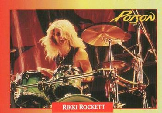 #132 Rikki Rockett - 1991 Brockum Rock Cards