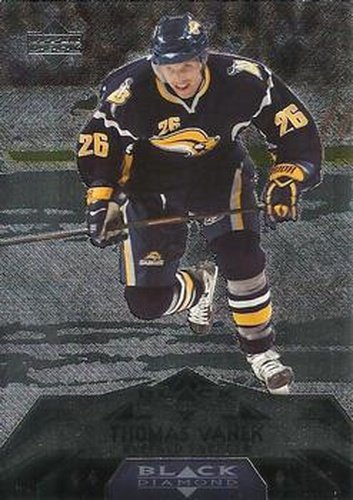 #132 Thomas Vanek - Buffalo Sabres - 2007-08 Upper Deck Black Diamond Hockey