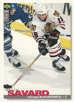 #132 Denis Savard - Chicago Blackhawks - 1995-96 Collector's Choice Hockey