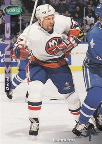 #132 Derek King - New York Islanders - 1994-95 Parkhurst Hockey