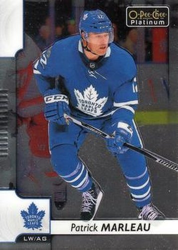 #132 Patrick Marleau - Toronto Maple Leafs - 2017-18 O-Pee-Chee Platinum Hockey