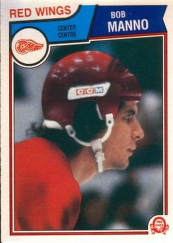 #132 Bob Manno - Detroit Red Wings - 1983-84 O-Pee-Chee Hockey