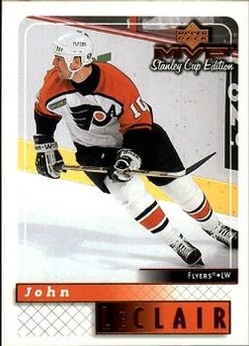 #132 John LeClair - Philadelphia Flyers - 1999-00 Upper Deck MVP Stanley Cup Edition Hockey