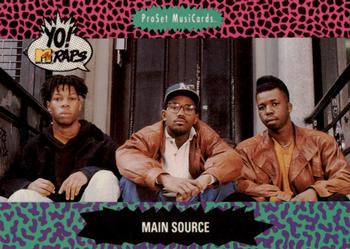 #132 Main Source - 1991 Pro Set Yo! MTV Raps