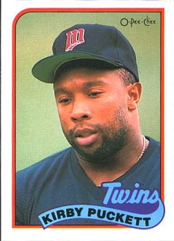#132 Kirby Puckett - Minnesota Twins - 1989 O-Pee-Chee Baseball
