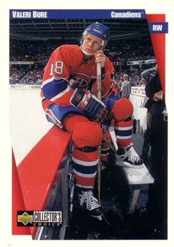 #132 Valeri Bure - Montreal Canadiens - 1997-98 Collector's Choice Hockey