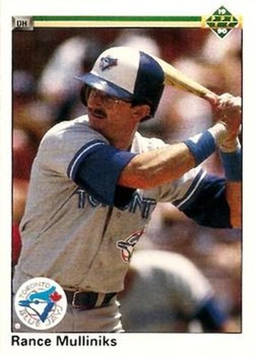 #132 Rance Mulliniks - Toronto Blue Jays - 1990 Upper Deck Baseball