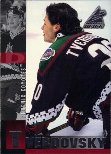 #132 Oleg Tverdovsky - Phoenix Coyotes - 1997-98 Pinnacle Inside Hockey