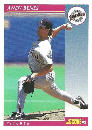 #133 Andy Benes - San Diego Padres - 1992 Score Baseball