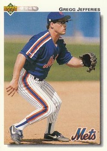 #133 Gregg Jefferies - New York Mets - 1992 Upper Deck Baseball