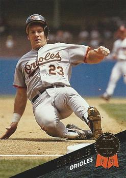 #133 Chris Hoiles - Baltimore Orioles - 1993 Leaf Baseball