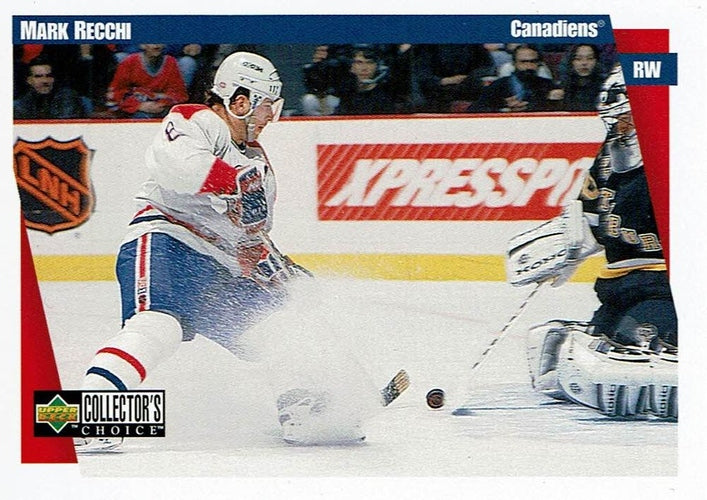 #133 Mark Recchi - Montreal Canadiens - 1997-98 Collector's Choice Hockey