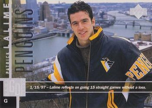 #133 Patrick Lalime - Pittsburgh Penguins - 1997-98 Upper Deck Hockey