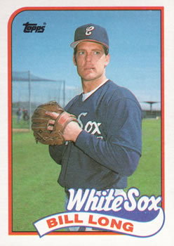 #133 Bill Long - Chicago White Sox - 1989 Topps Baseball