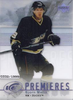 #133 Bjorn Melin - Anaheim Ducks - 2007-08 Upper Deck Ice Hockey