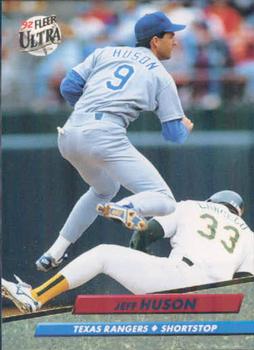 #133 Jeff Huson - Texas Rangers - 1992 Ultra Baseball