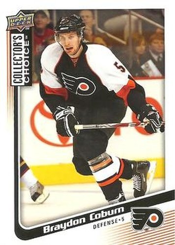 #133 Braydon Coburn - Philadelphia Flyers - 2009-10 Collector's Choice Hockey