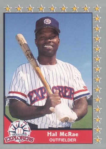 #133 Hal McRae - Bradenton Explorers - 1990 Pacific Senior League Baseball