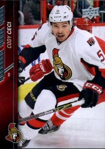 #133 Cody Ceci - Ottawa Senators - 2015-16 Upper Deck Hockey