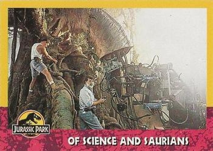 #133 Of Science and Saurians - 1993 Topps Jurassic Park