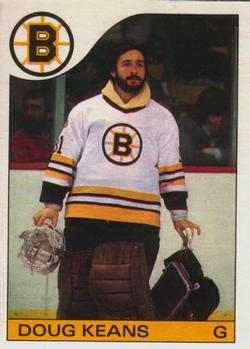#133 Doug Keans - Boston Bruins - 1985-86 O-Pee-Chee Hockey