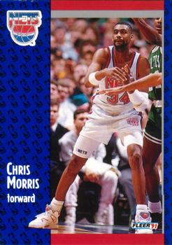 #133 Chris Morris - New Jersey Nets - 1991-92 Fleer Basketball