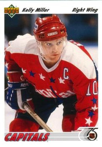 #133 Kelly Miller - Washington Capitals - 1991-92 Upper Deck Hockey