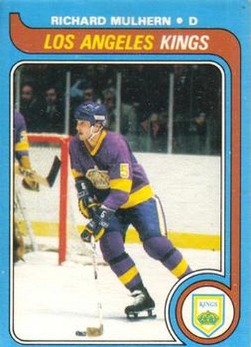 #133 Richard Mulhern - Los Angeles Kings - 1979-80 O-Pee-Chee Hockey