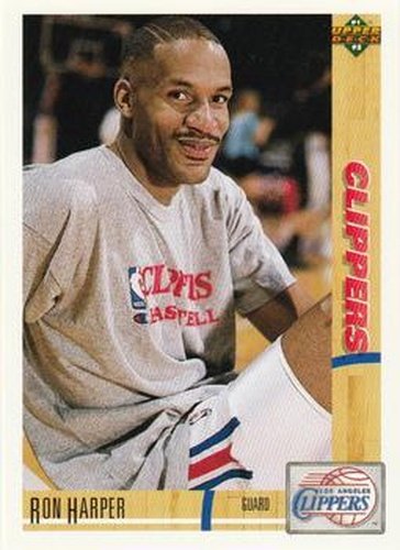 #133 Ron Harper - Los Angeles Clippers - 1991-92 Upper Deck Basketball