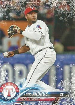 #HMW133 Elvis Andrus - Texas Rangers - 2018 Topps Holiday Baseball