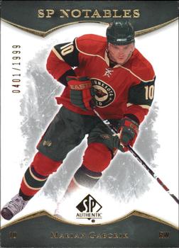 #133 Marian Gaborik - Minnesota Wild - 2007-08 SP Authentic Hockey