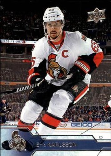 #133 Erik Karlsson - Ottawa Senators - 2016-17 Upper Deck Hockey