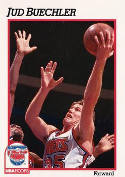 #133 Jud Buechler - New Jersey Nets - 1991-92 Hoops Basketball