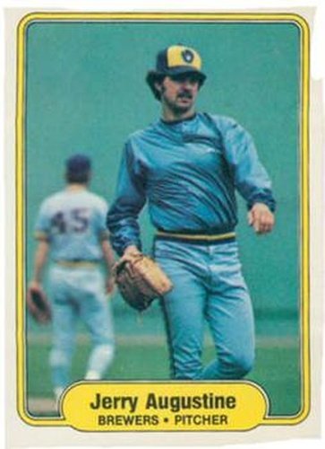 #133 Jerry Augustine - Milwaukee Brewers - 1982 Fleer Baseball