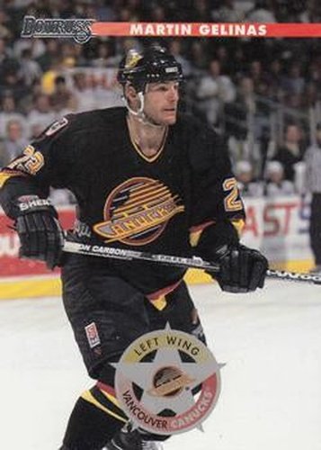 #133 Martin Gelinas - Vancouver Canucks - 1996-97 Donruss Hockey
